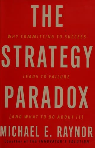 The strategy paradox