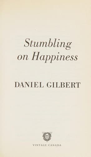 Stumbling on Happiness