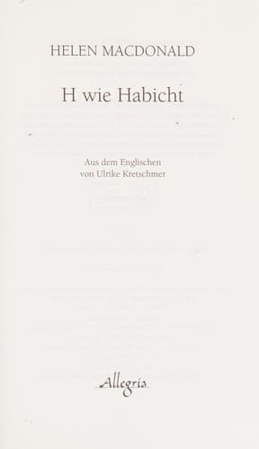 H wie Habicht