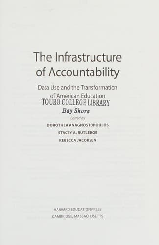 The infrastructure of accountability
