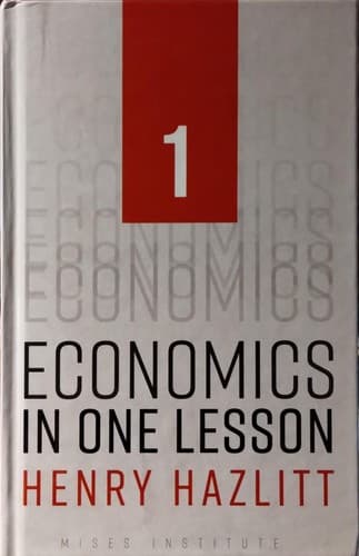 Economics in one lesson
