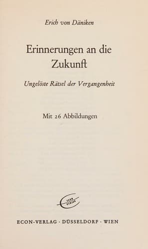 Erinnerungen an die Zukunft