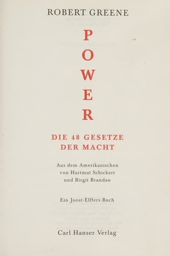 Power: Die 48 Gesetze der Macht