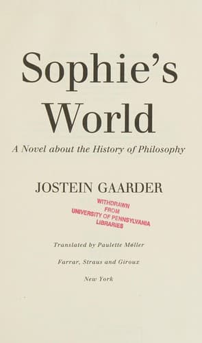 Sophie's World