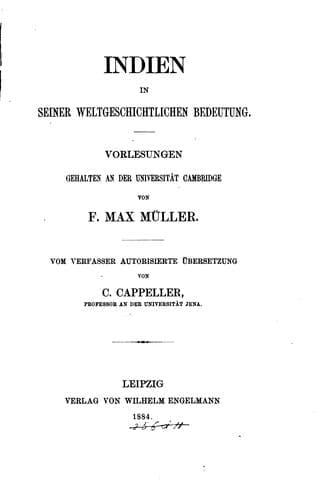 Indien in seiner weltgeschichtlichen Bedeutung