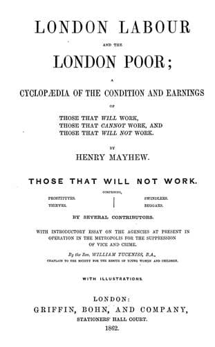London Labour and the London Poor