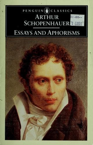 Essays and aphorisms