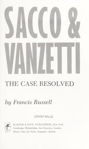 Sacco & Vanzetti