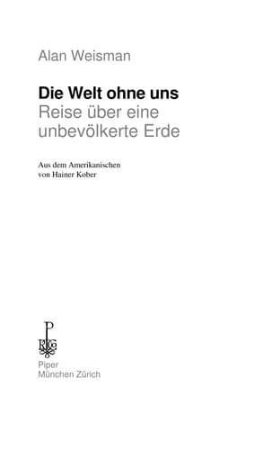 Die Welt ohne uns