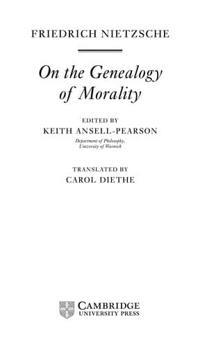 On the genealogy of morality