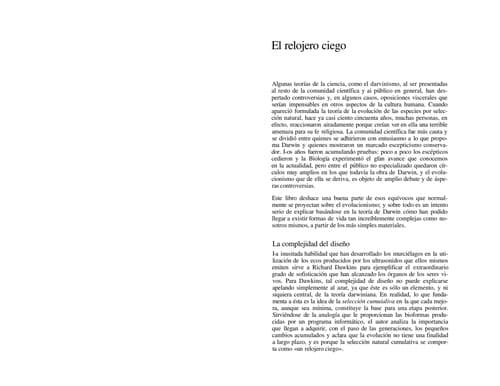 El relojero ciego
