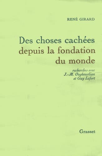 Des choses cachées depuis la fondation du monde
