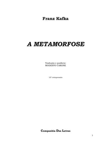 Metamorphosis