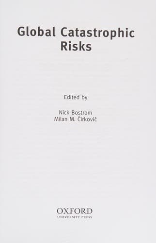 Global Catastrophic Risks